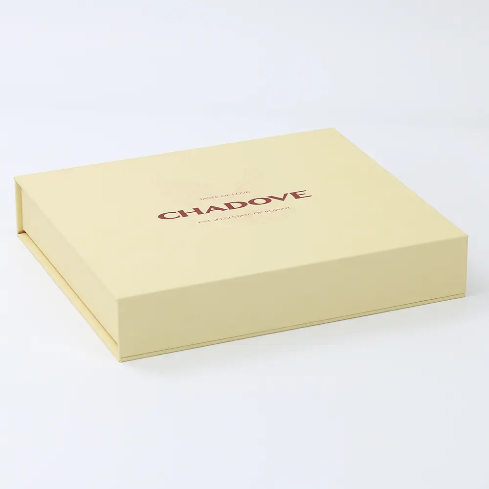 Luxury Rigid Gift Paper Box With Card Paper Insert For Chocolate