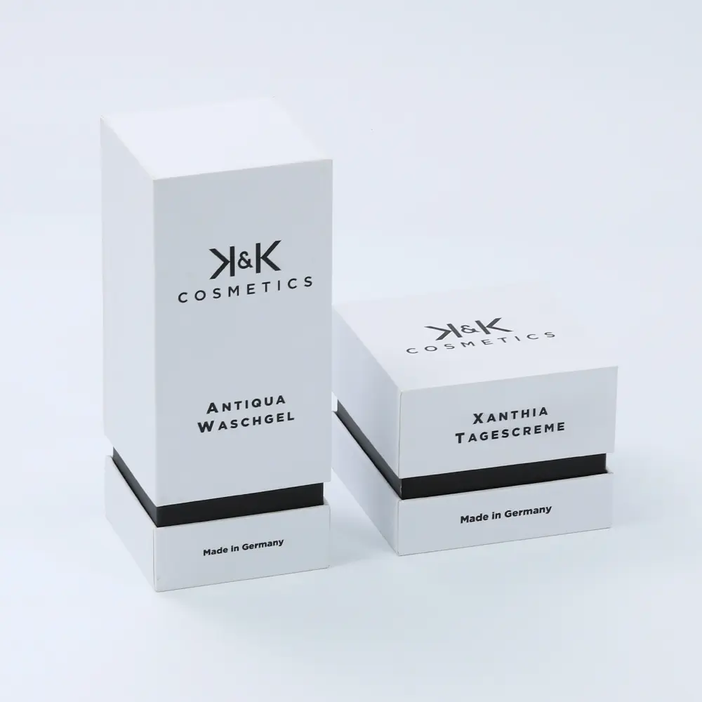 custom paper cardboard packaging lid and base gift boxes with EVA