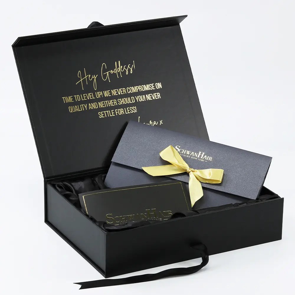 Custom Gift Paper Box With VIP Card Envelope