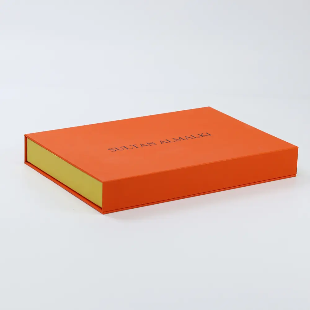 Rigid Cardboard Gift Paper Box With Card Insert Packaging
