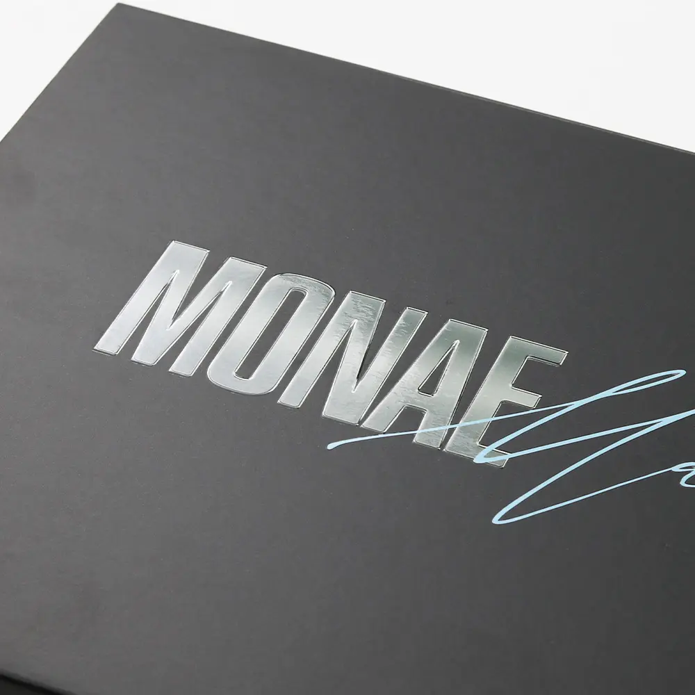 Luxury Black Gift Paper Box For Hair Extension Packaging